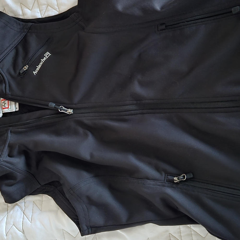 Avalanche Black Softshell Vest - image 1